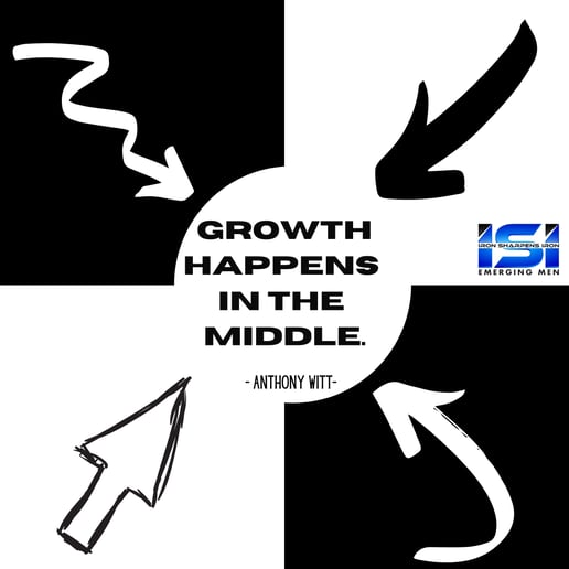 Growth happens in the middle.