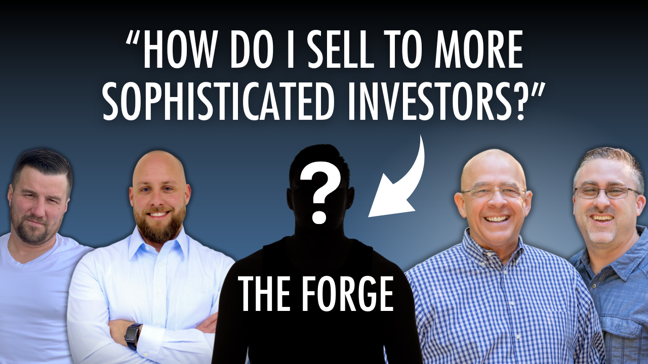 THE FORGE: Can Bobby Transition to Attracting Larger Investors in the Real Estate Market?